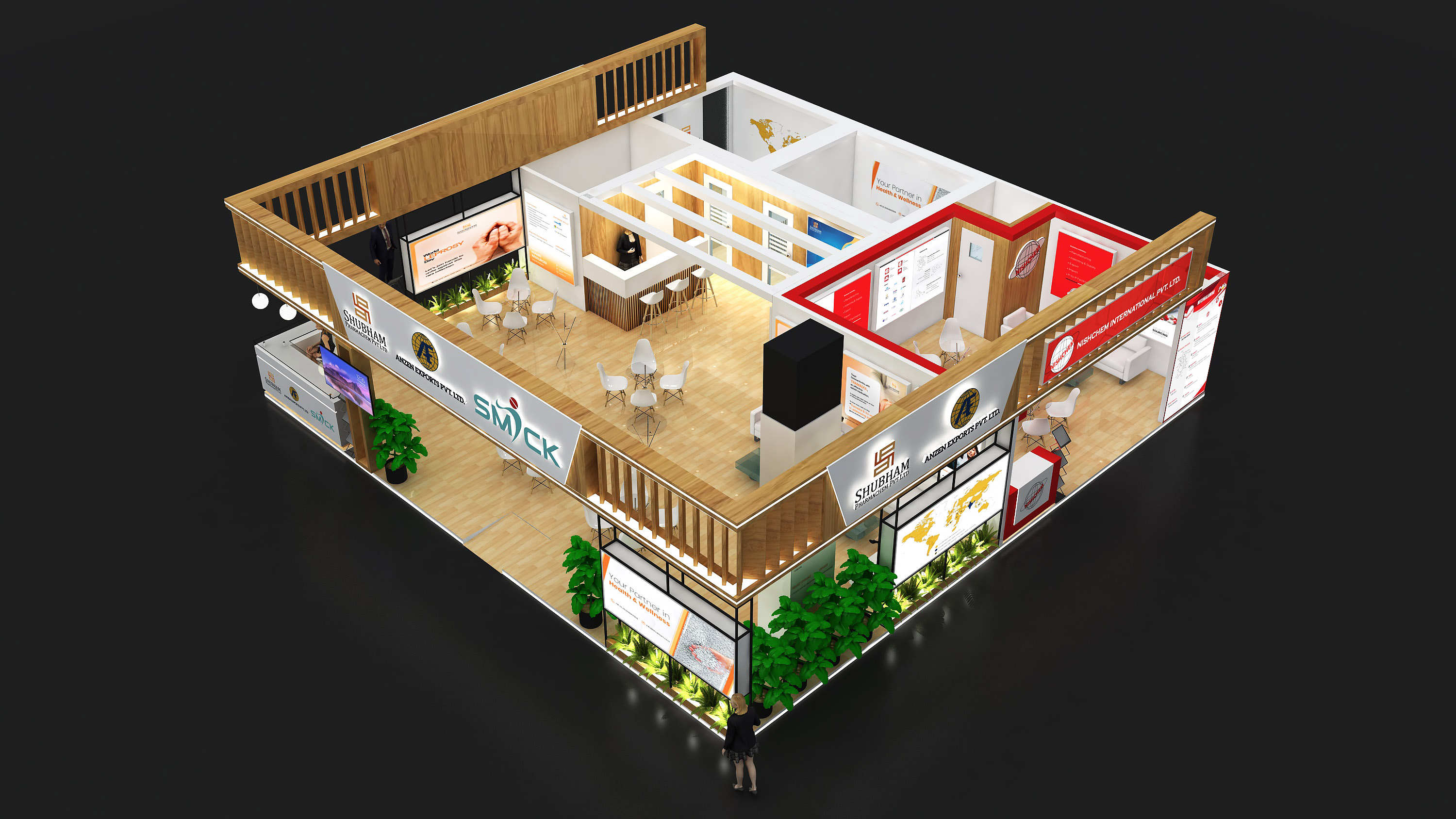 SHUBHAM 12X12M STALL DESIGGN IN MUMBAI-10