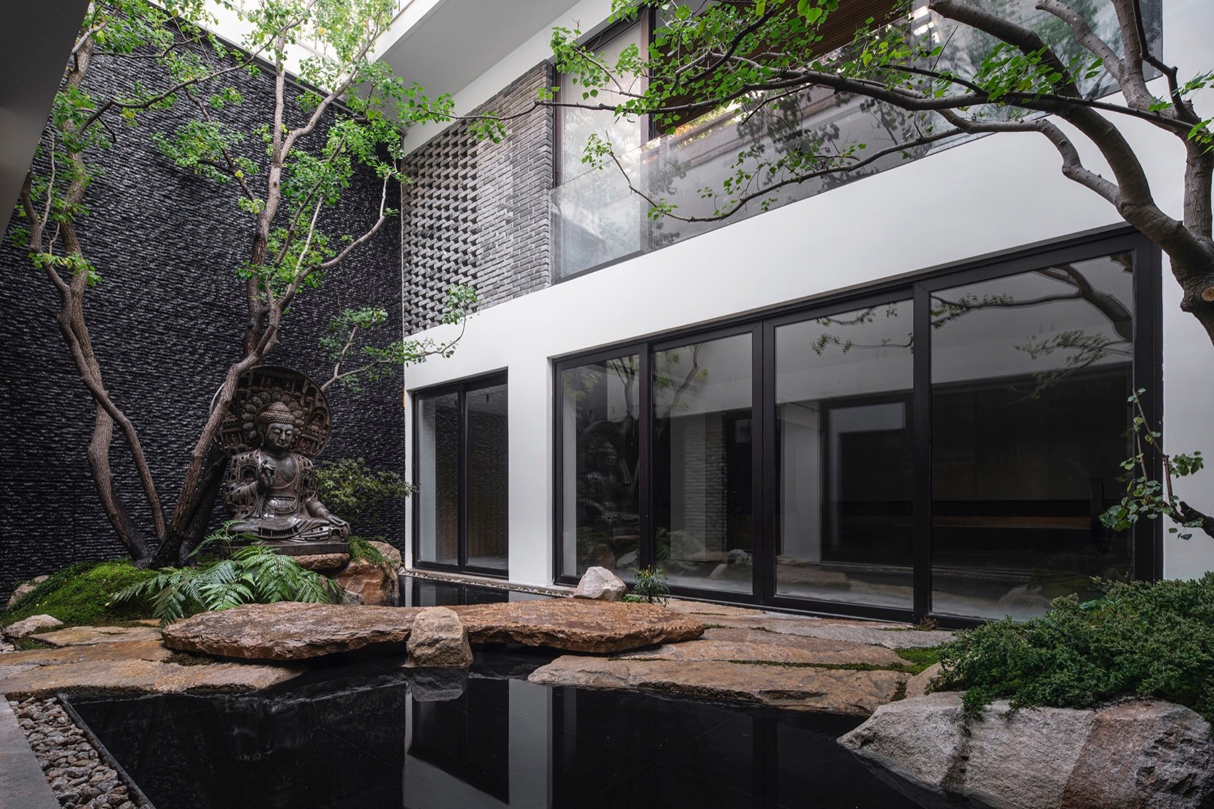 上海桃花源私庭营造丨中国上海丨墨刻丨無言斋造园-16