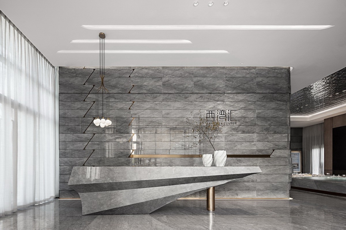 湾区之眼,时代律动——中山万科西湾汇销售中心室内设计-4