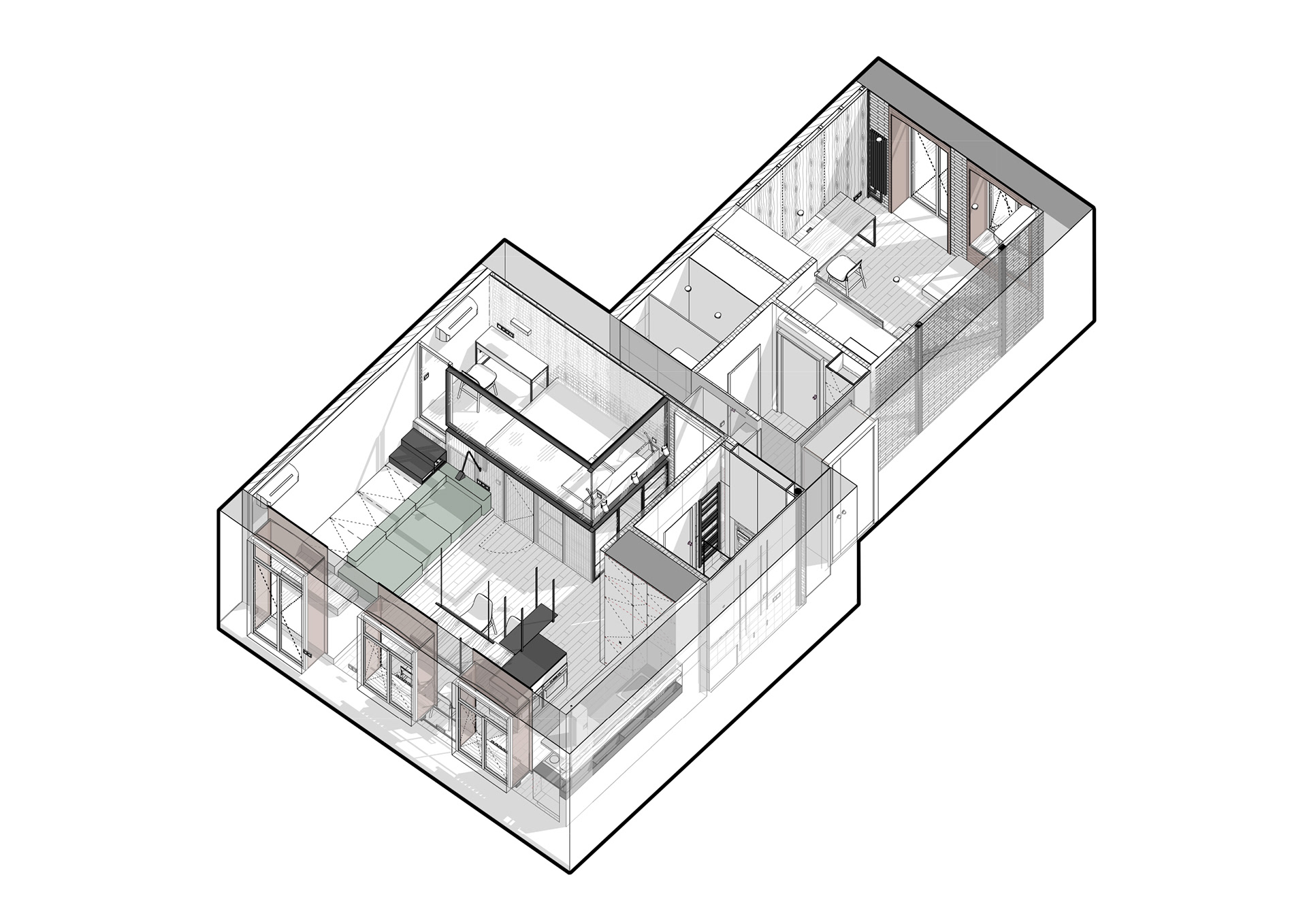 砖墙+原木，有序沉稳的生活基调-25