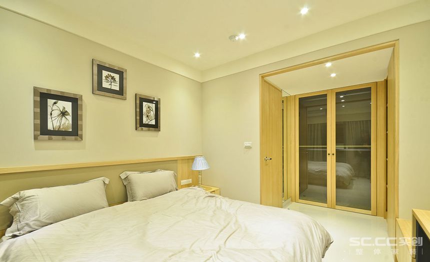 【上海实创装饰】合生御廷95平二居无印良品日系小品 木质馨香-21