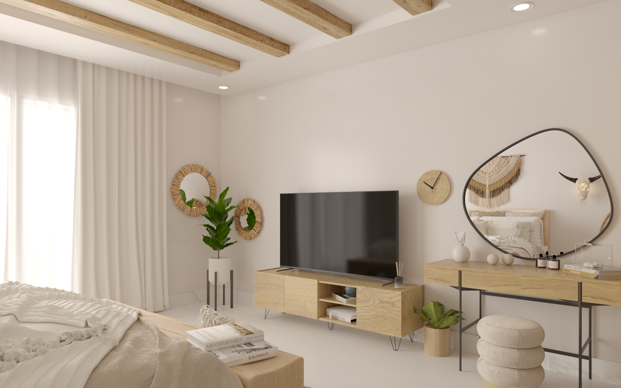 Cow farm hotel room-1