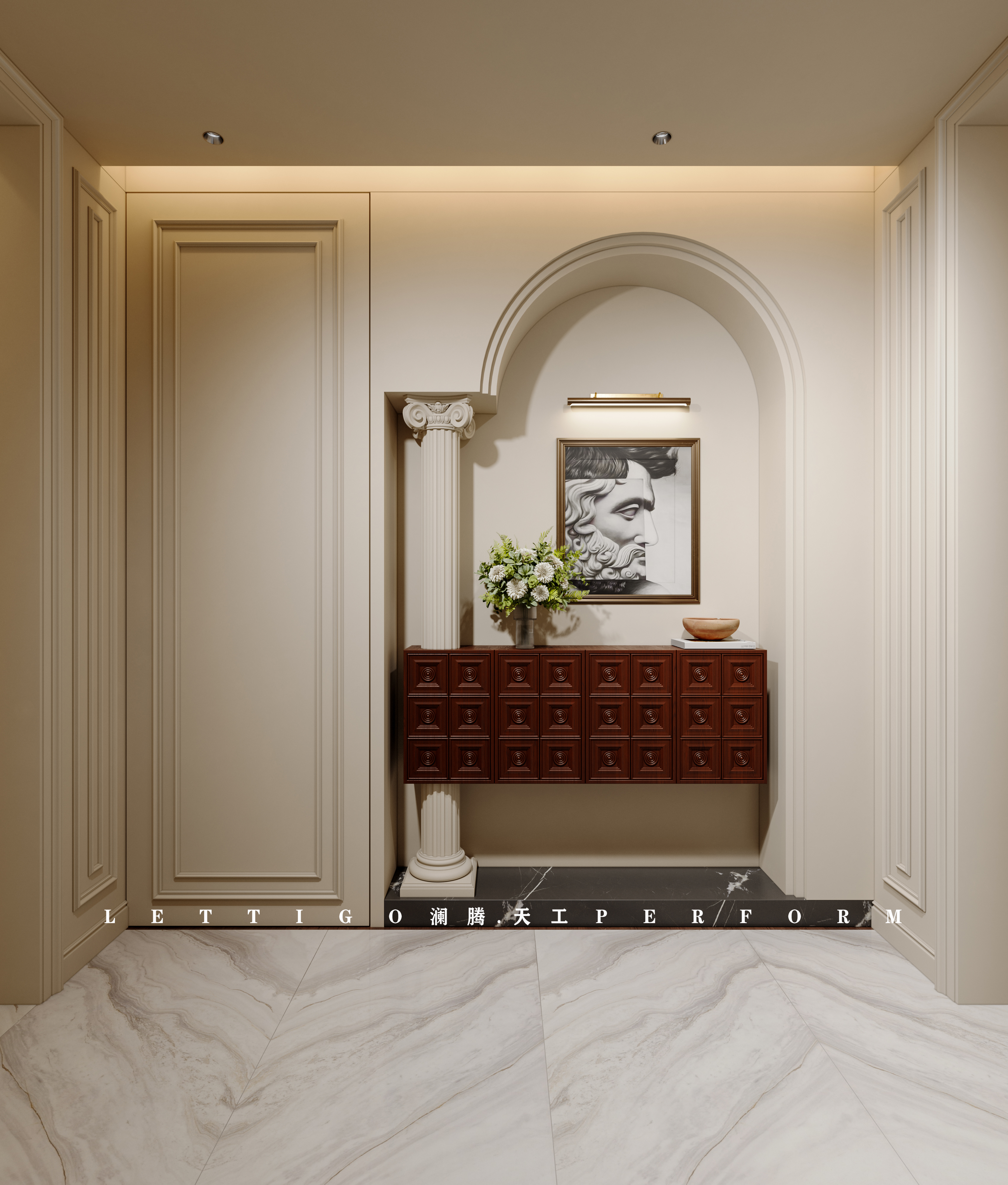 法式轻复古|宁静而致远的居家氛围-4