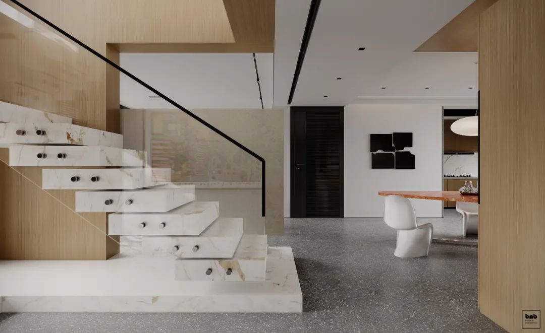 顶层住宅设计丨本白设计-33