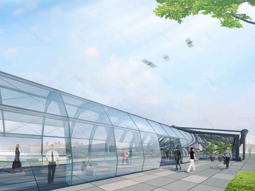 圣彼得堡“拉克塔流”交通枢纽·室内设计的新篇章-14