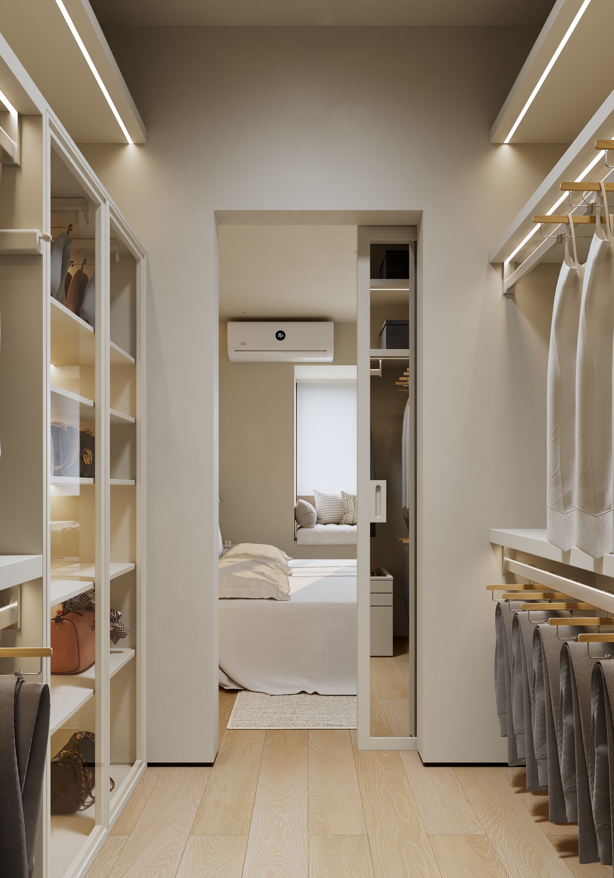 低饱和卧室｜住进阳光与肌理的缝隙里-4