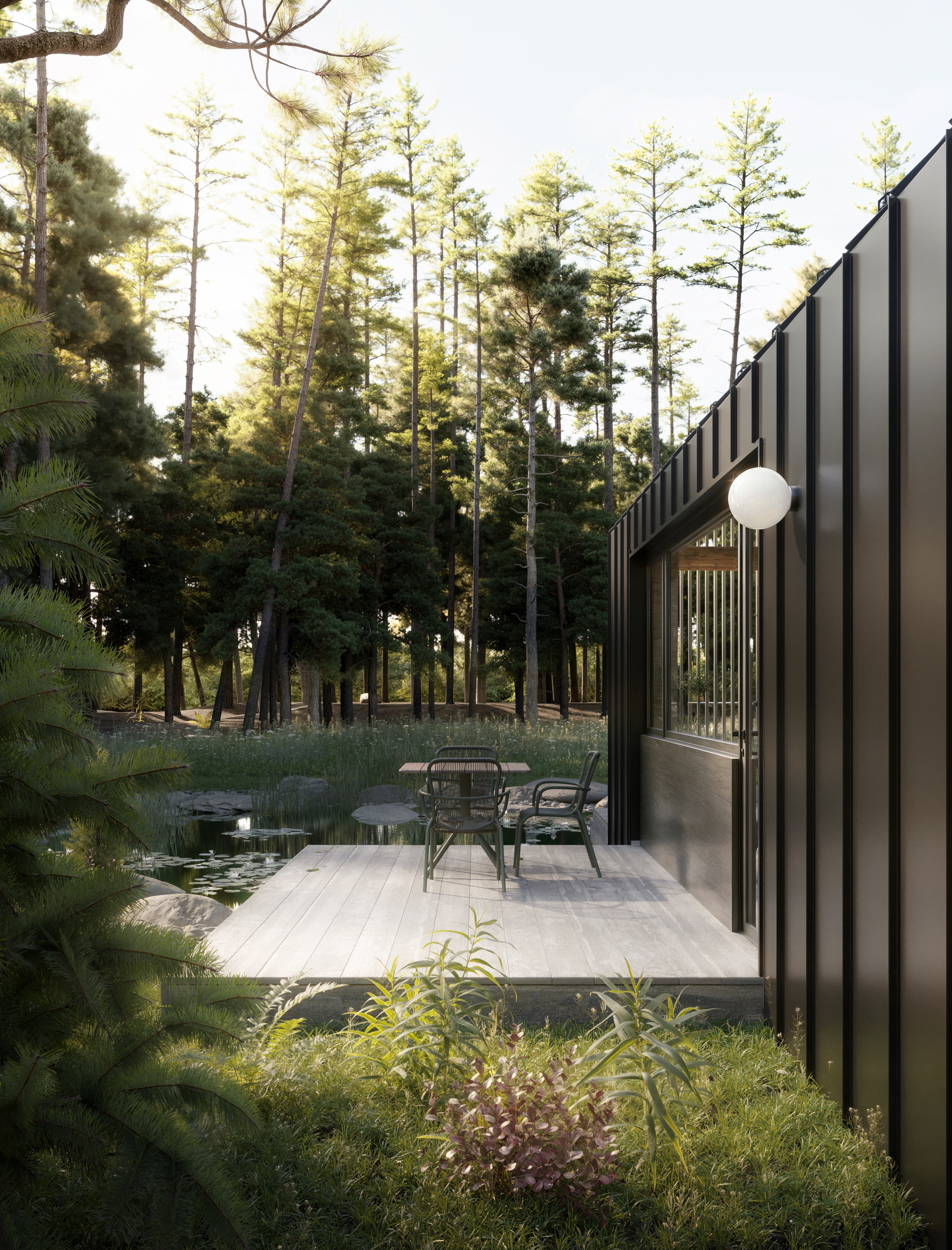 Borova现代乡村住宅可视化项目丨捷克-12