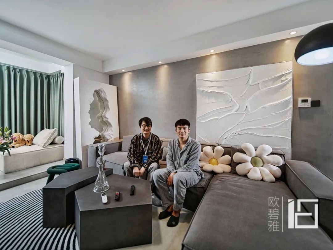 现代简约风 98 平米二居室改造丨胡晓威-9