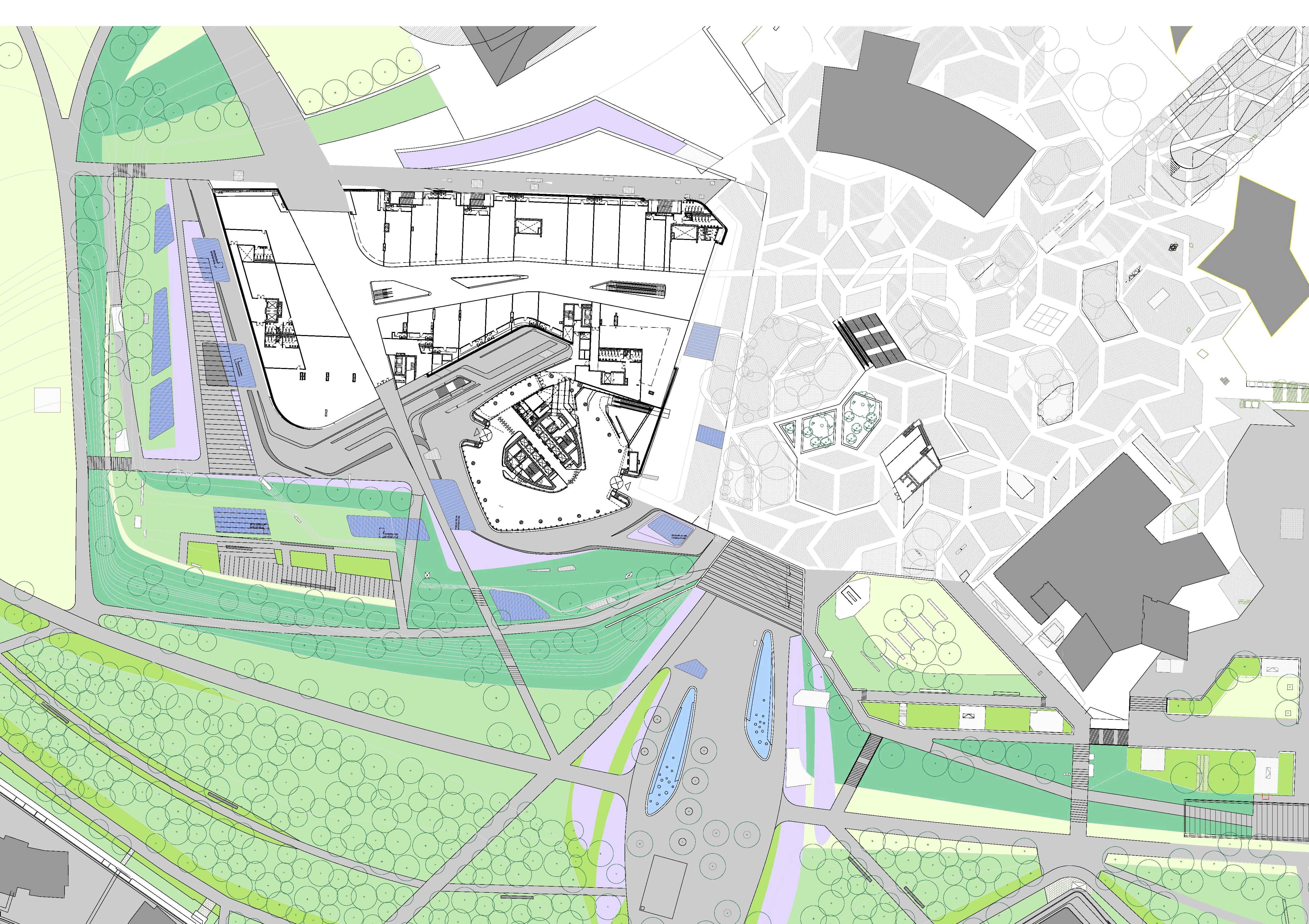 米兰城市生活区 · 扎哈·哈迪德建筑事务所的高能城市入口-41