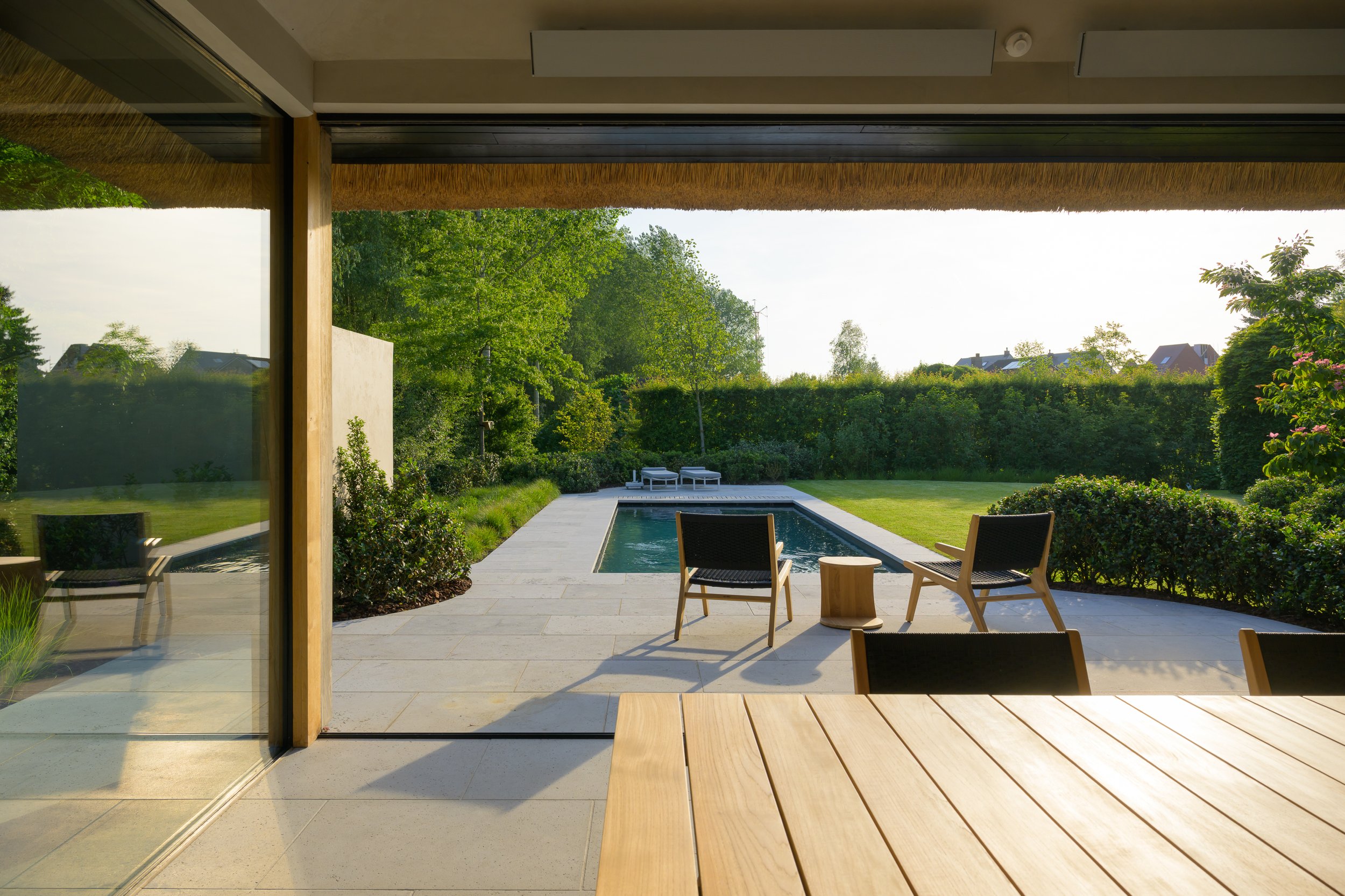 既有住宅带温室,泳池和淋浴墙的扩建项目丨Ai&M bvba-32