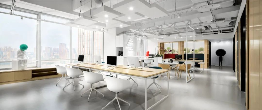 "禾"字为主题的金融公司办公室设计-0