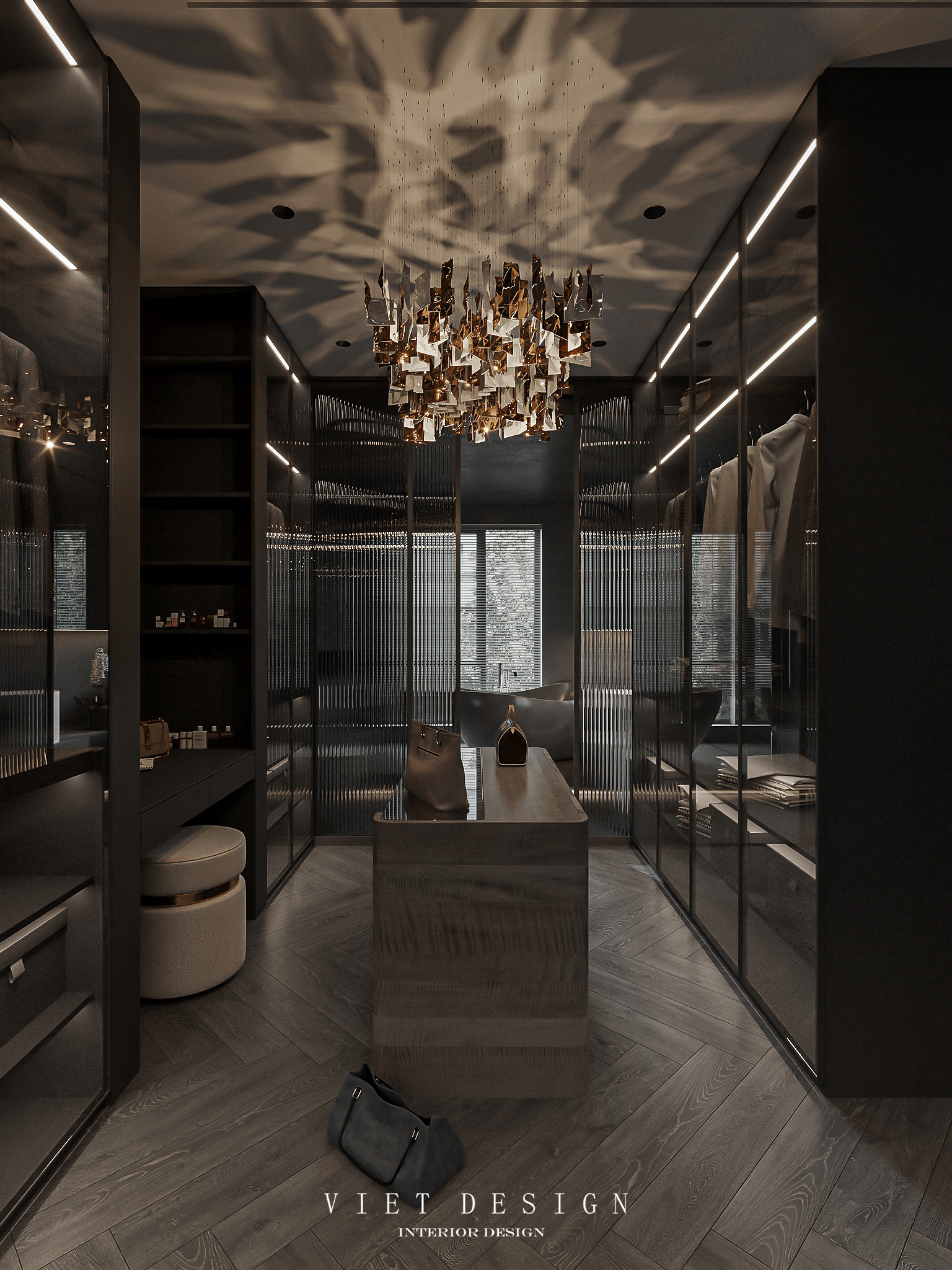 脉纹别墅丨VIET Design-40