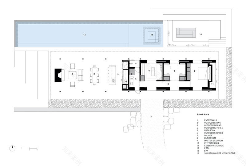 德州松林泳池现代宅-15
