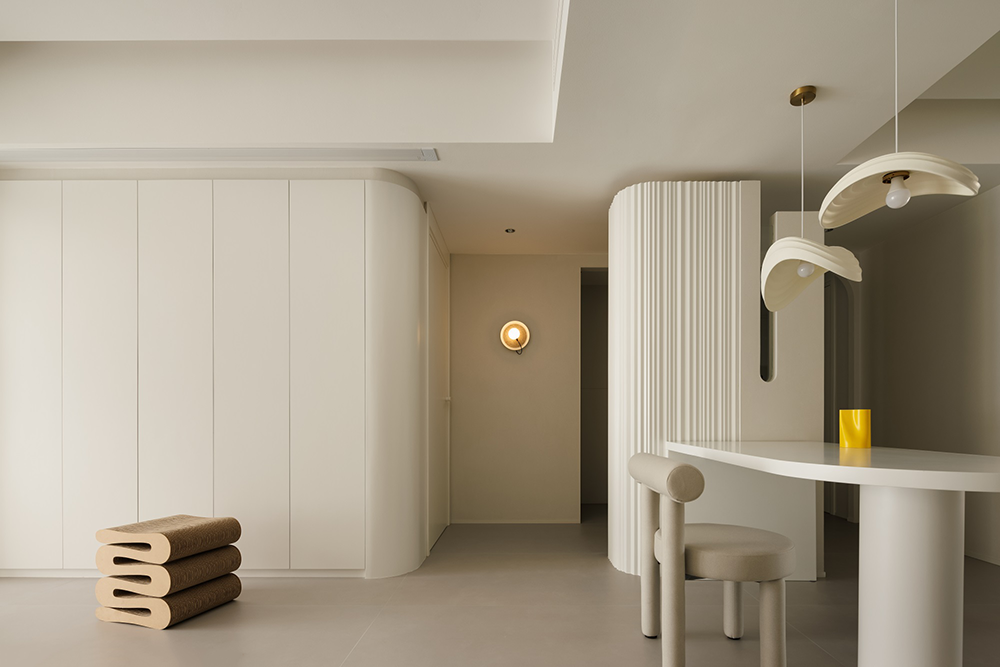 奶油色系温馨跃层家居设计丨中国汕头丨杜弗设计-12