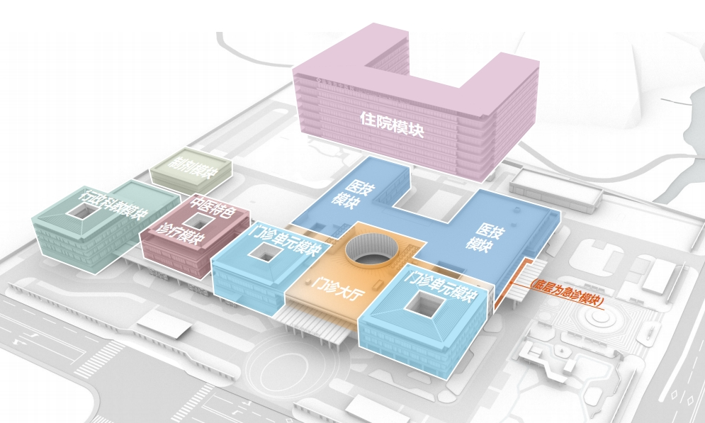 ZMA動|我司设计的临海市中医院迁建工程迎来新进展，未来看病如逛文化长廊-22