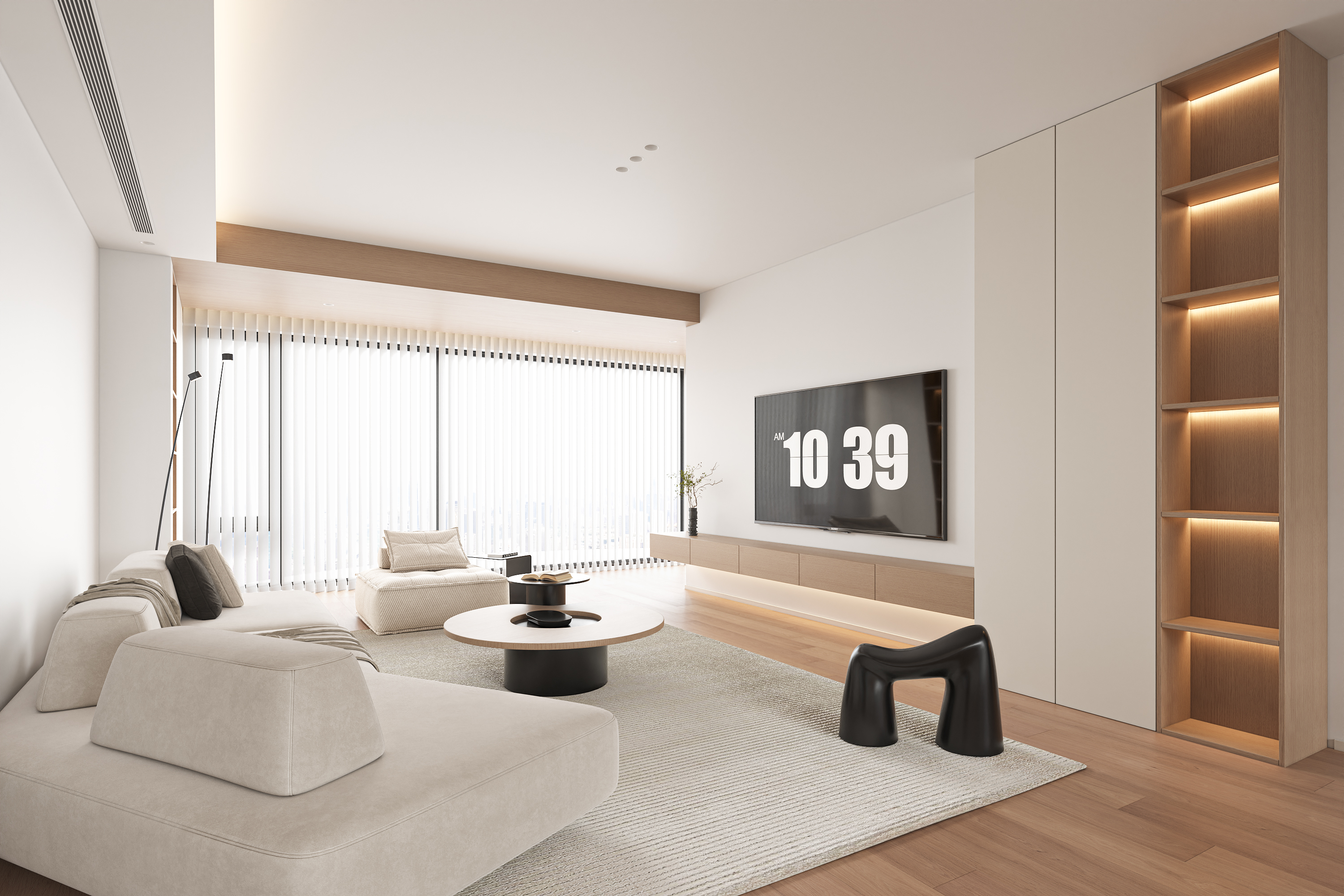 原木风平层效果图表现-8