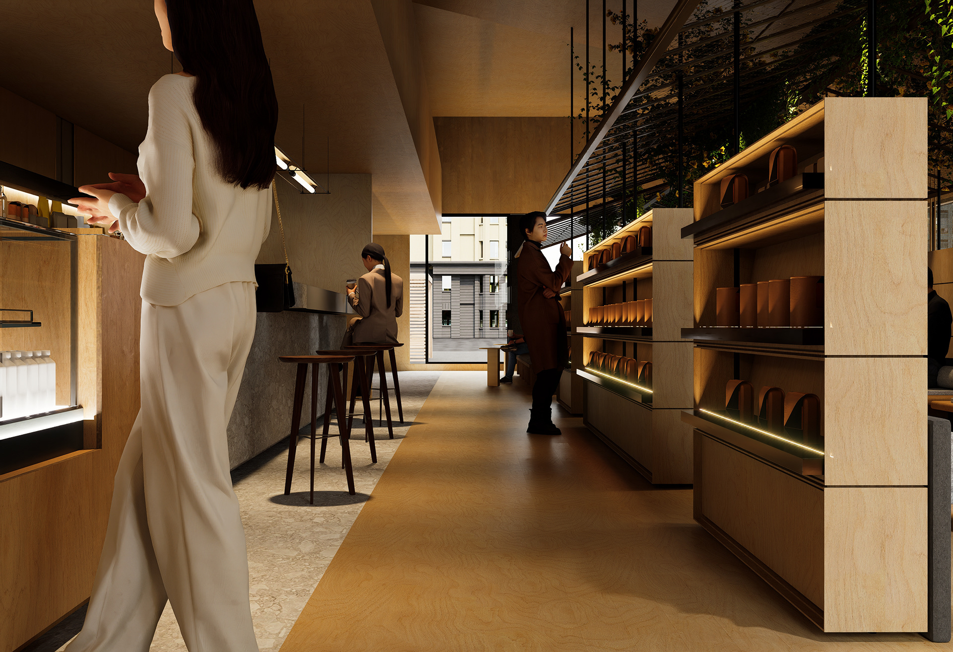 儒記茶飲 ROOJI tea house,弧影棲所・城市輕奢私寓丨中国台湾丨與儒記茶飲品牌,NT甯居室內高端工程,藍雅設計-28