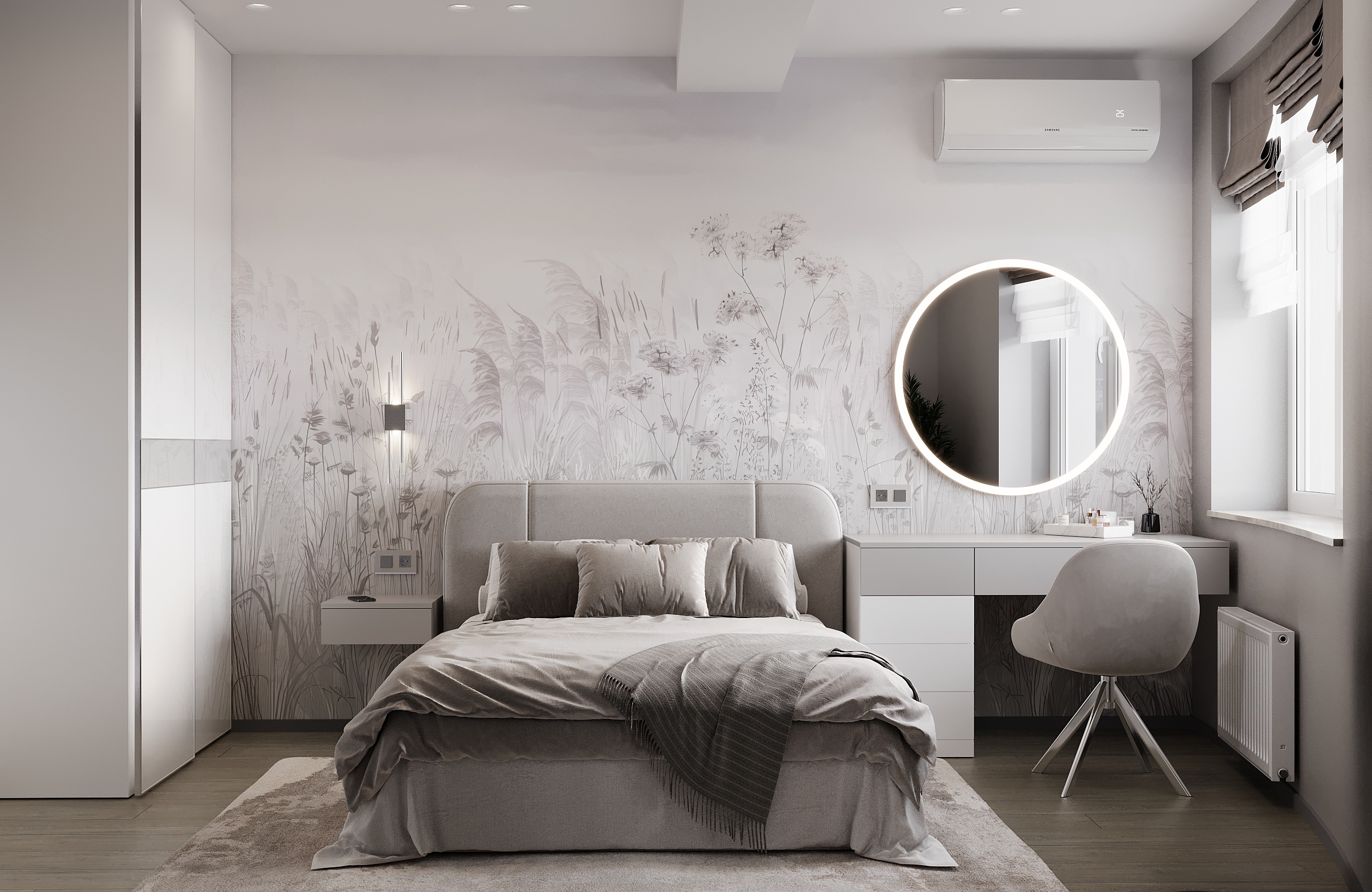 Contemporary 3-Room Apartment | Interior Visualization-14