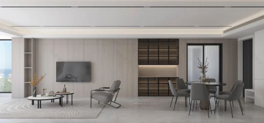 龙岩莲塘小区 100㎡现代简约风格家居设计-29