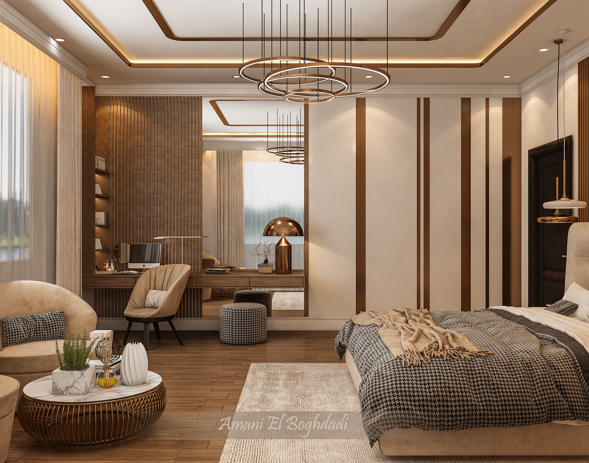 Beige Girl Bedroom-1