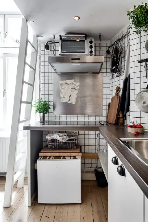 "瑞典 17m²小空间精致公寓设计"-8