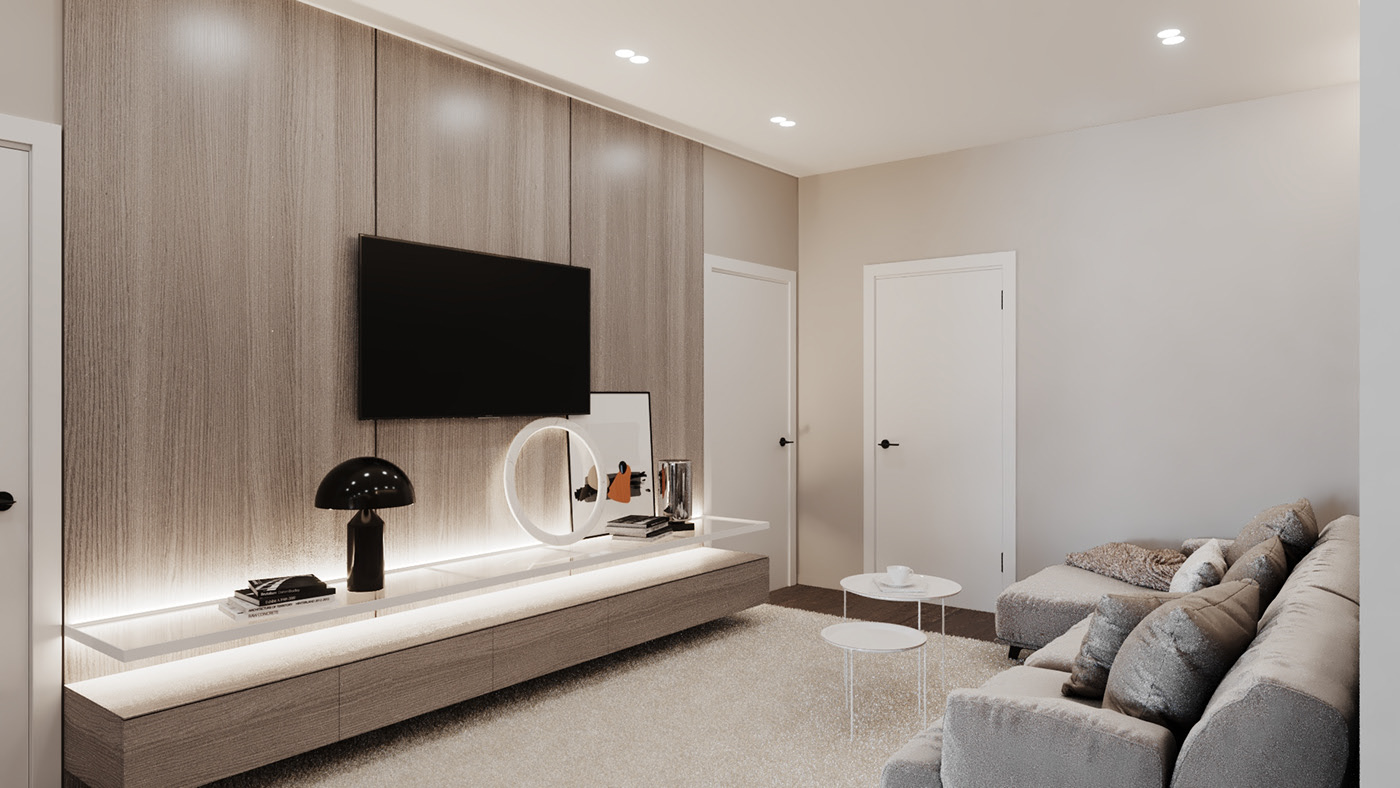 简约风公寓设计 精致时尚，舒适自然-1