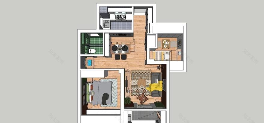 绿色与焦糖的碰撞 | 时尚家居设计演绎-86