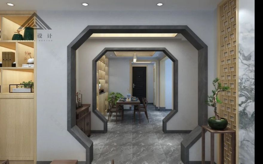 新中式风格匠园复式设计,演绎传统与现代的完美融合-16