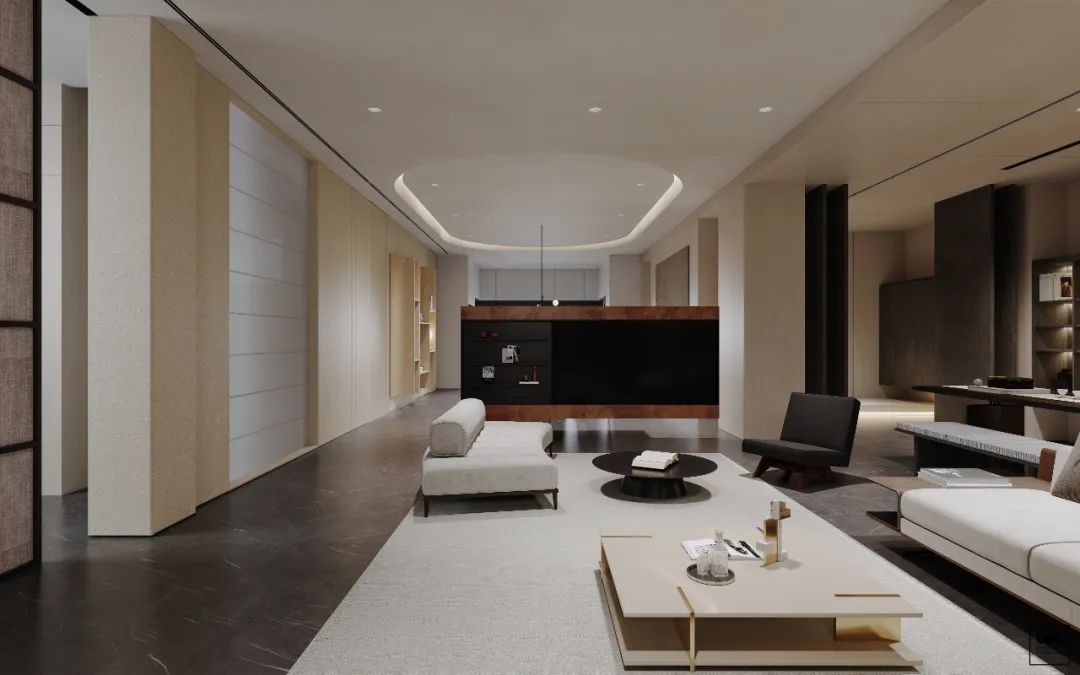 禅意复古别墅设计丨本白设计-18