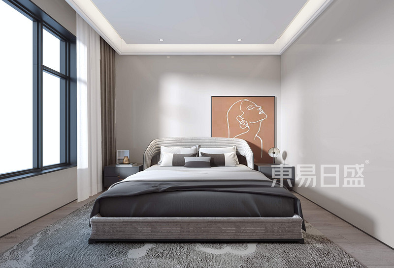 240㎡极简风装修设计，“场面引起极度舒适”-33