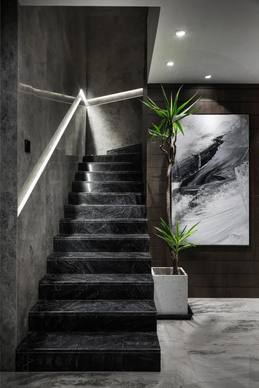 香港兴业御缇湾现代简约复式别墅设计-30