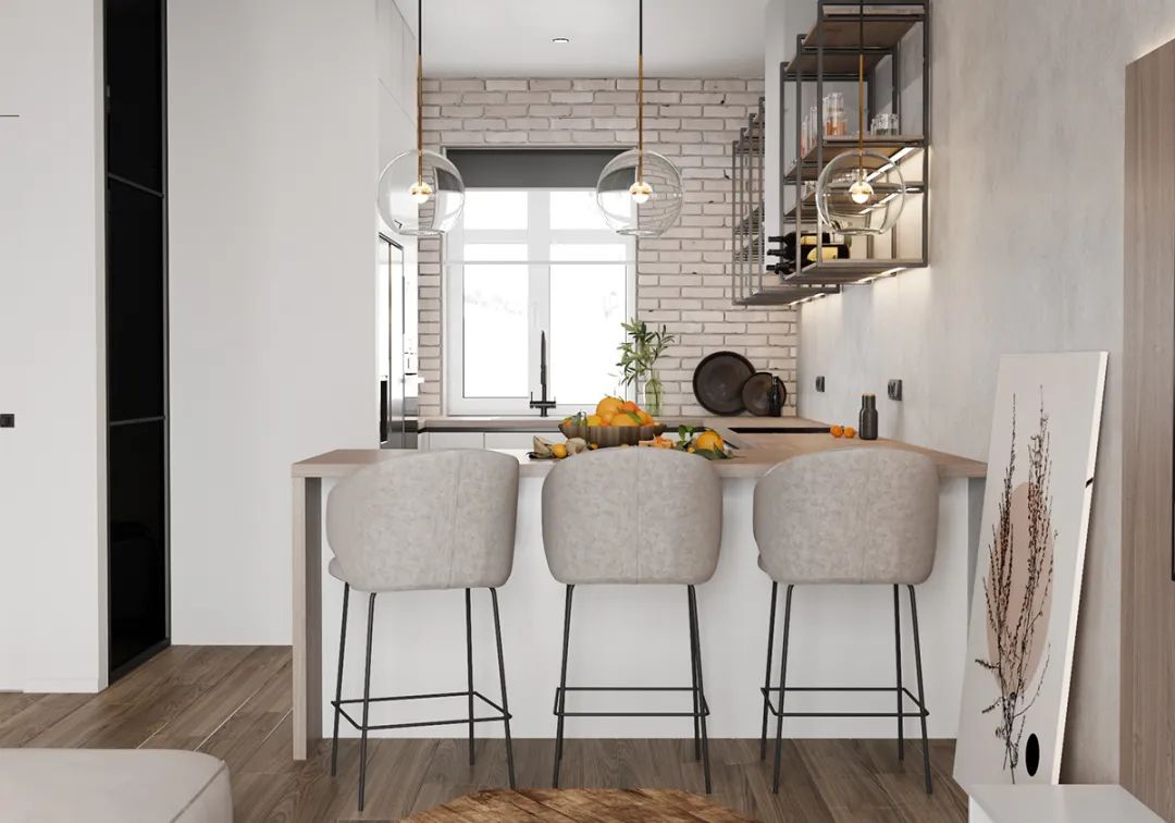 85㎡现代轻奢三居室设计丨Alexander Bocharov-55