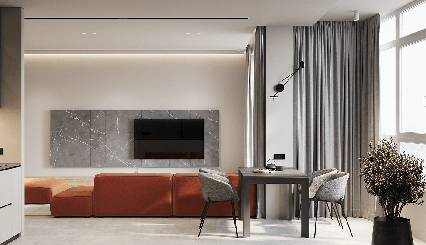 84㎡现代简约二居室丨OD design studio-36