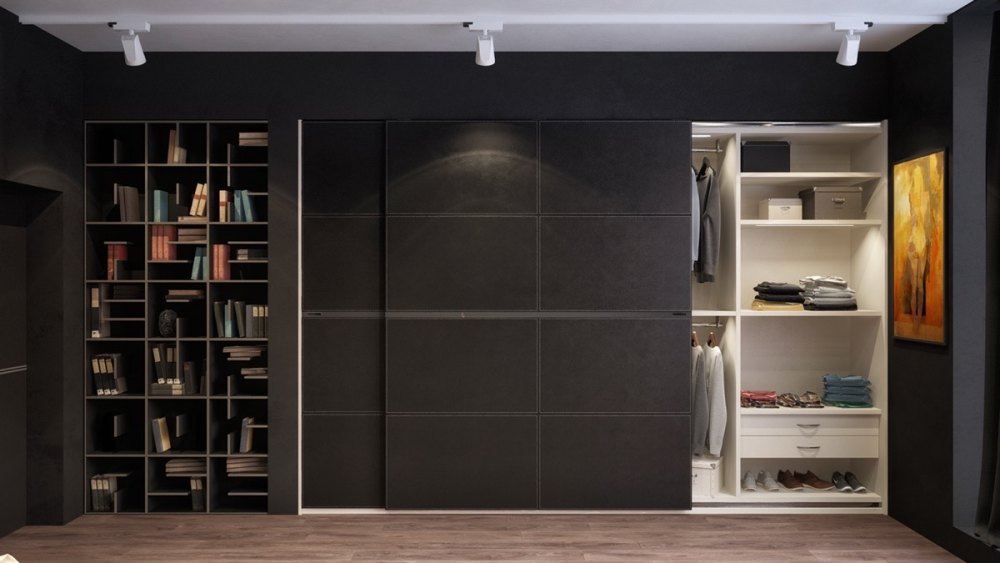 黑色卧室设计打造甜美梦境-23