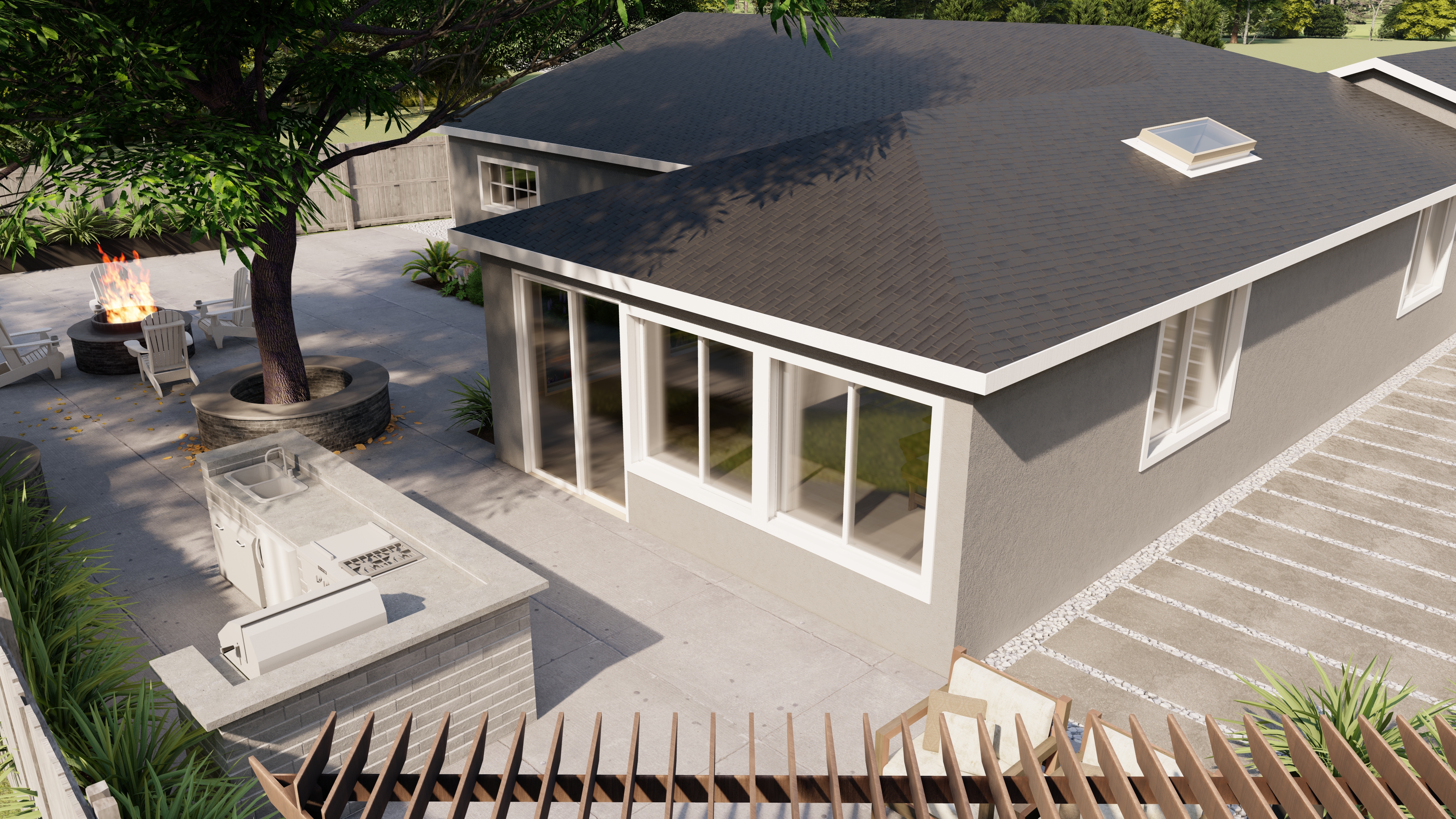 Achille Residence 室内外设计丨美国-22