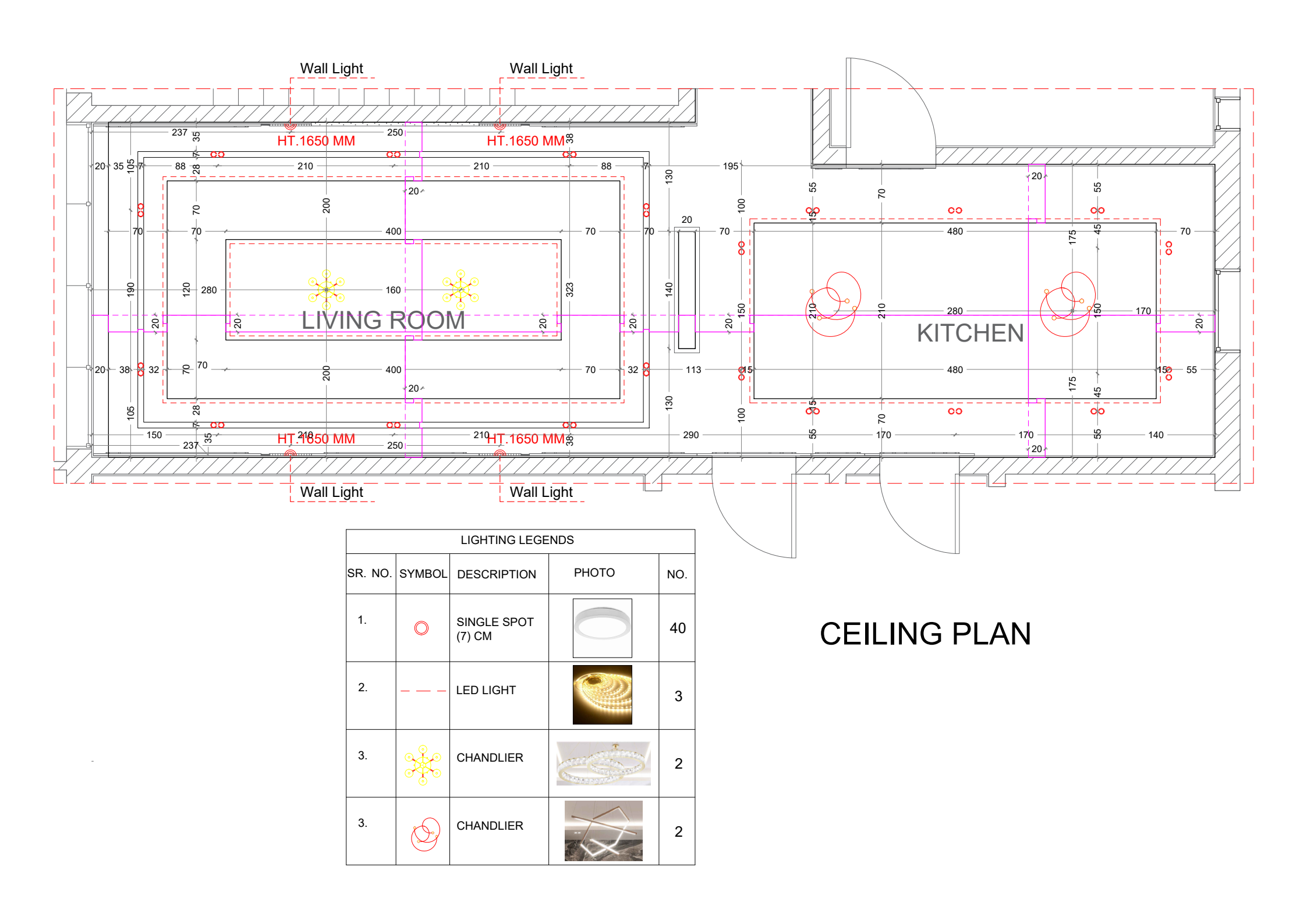 VILLA LIVING AREA WITH KITCHEN - SHOP DRAWING-3