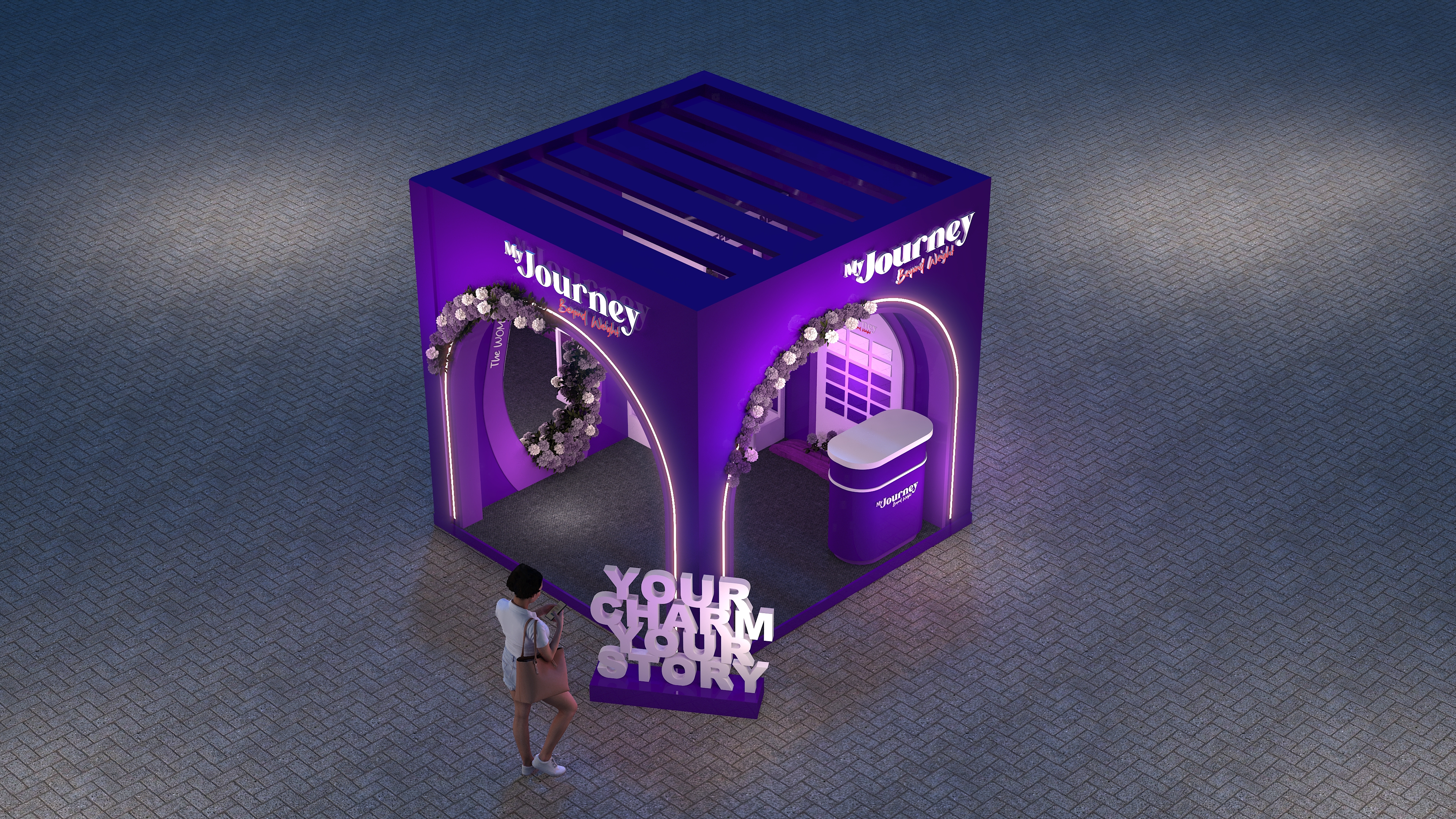 MY JOURNEY BEYOND WEIGHT展位提案丨埃及丨enzo advertising-16