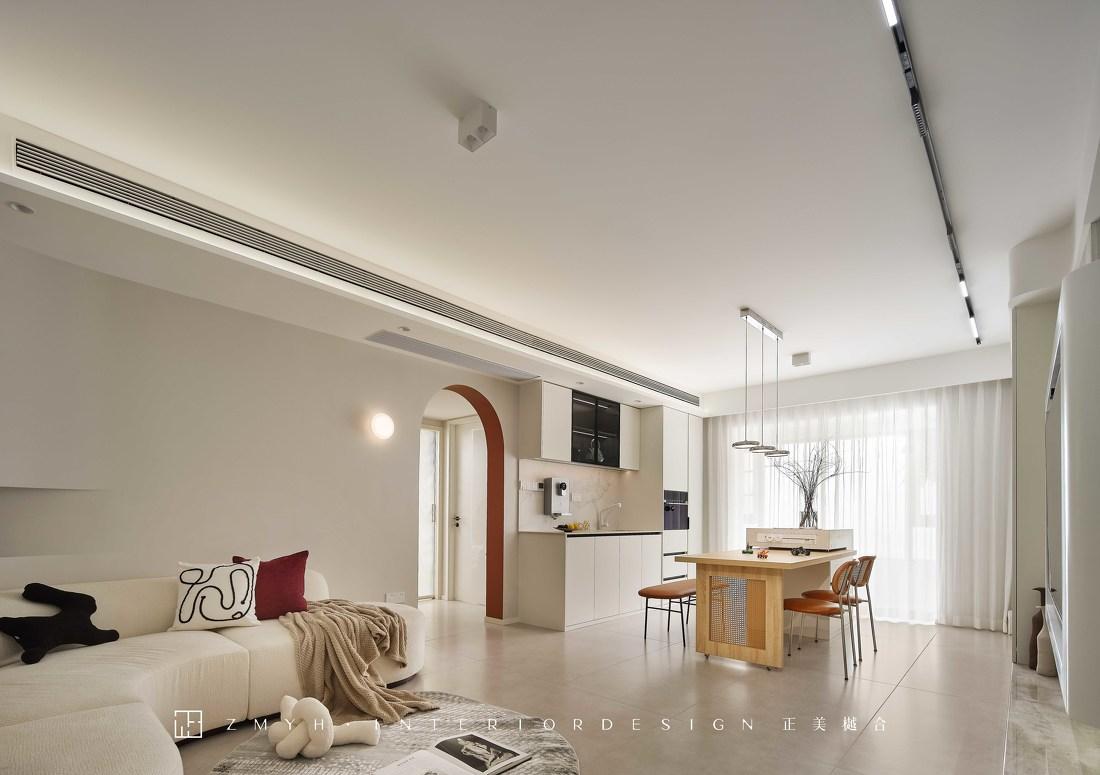 原木色+拱形元素的三口之家-14