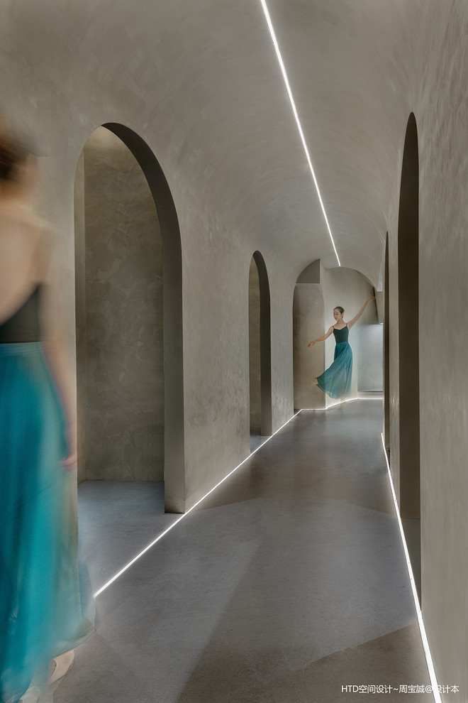 70万元商业展示300平米装修案例·侘寂美学·医美空间-20