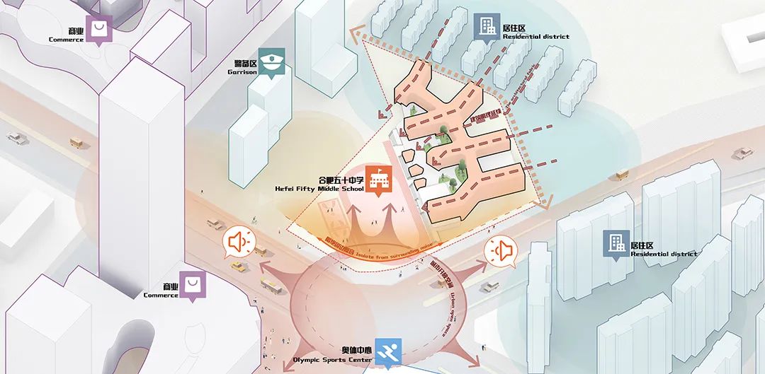 合肥市五十中新校分部丨中国合肥丨深总院合肥分院-15