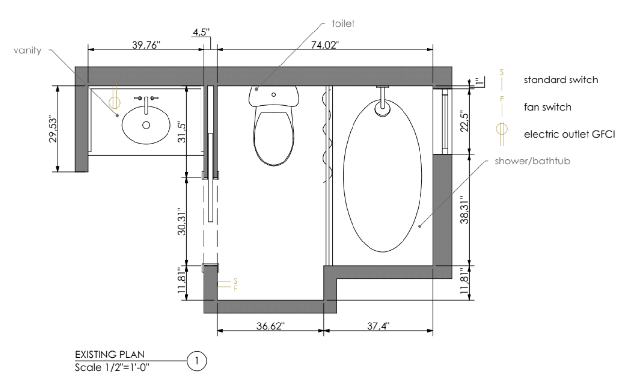 SAMANTHA BLACK 主卧卫生间翻新项目丨美国-5