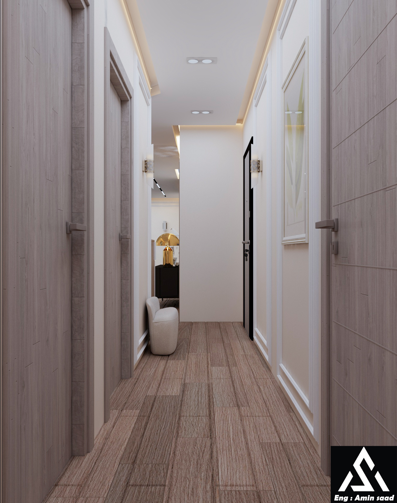 تصميم شقة 150 متر-5