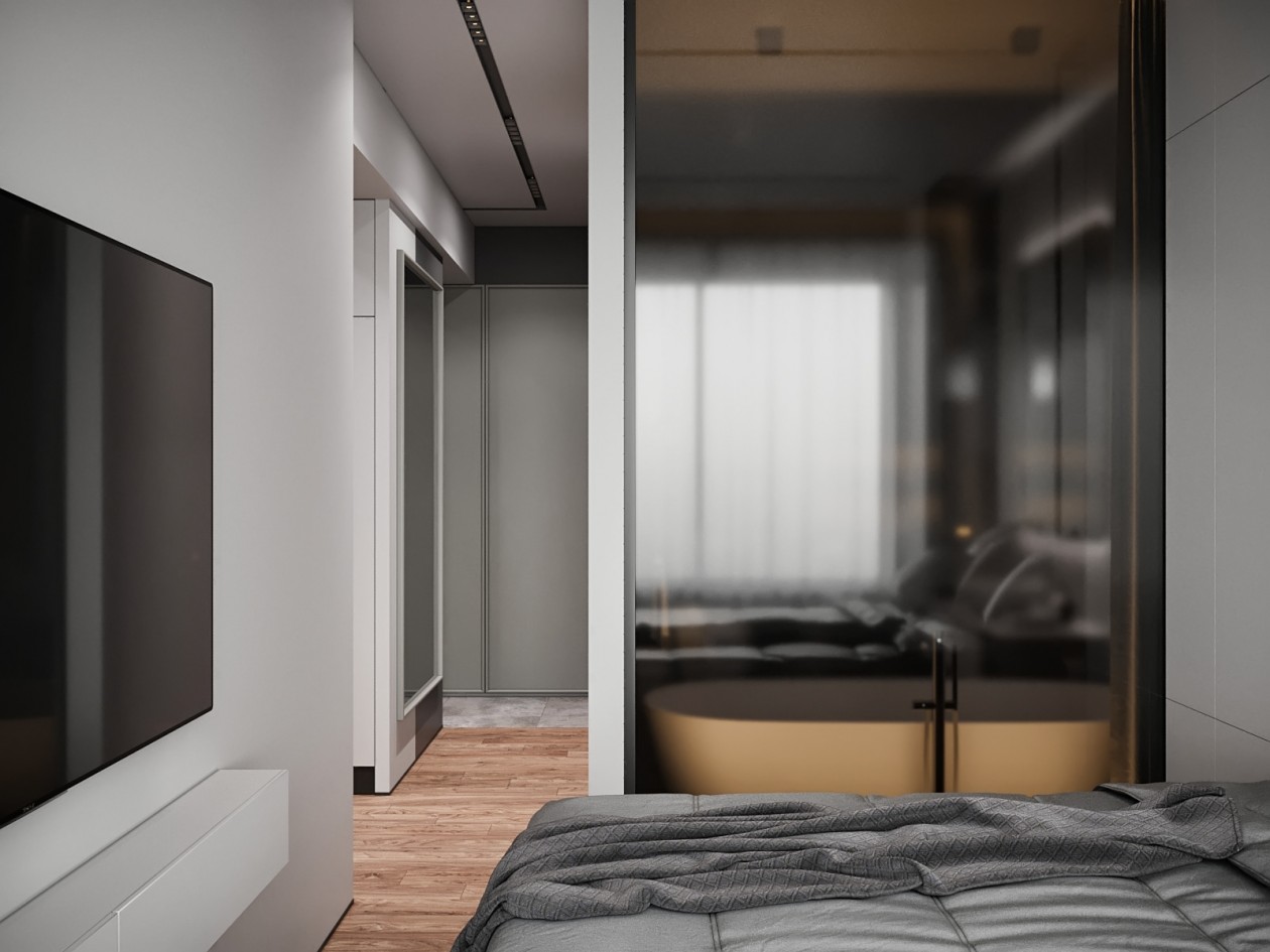 高级灰住宅设计 丰富且极具层次的质感-18