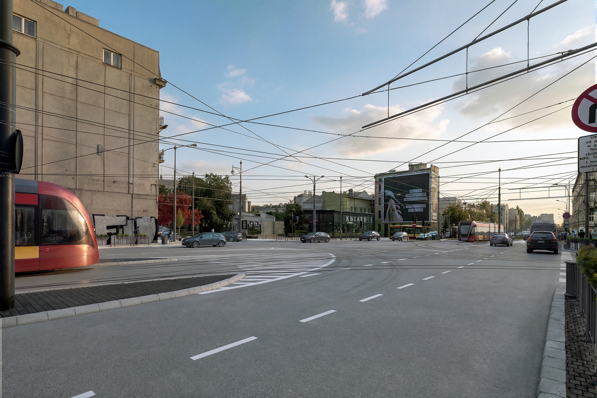 Łódź的Legionów和Cmentarna街道重建可视化丨波兰罗兹-9