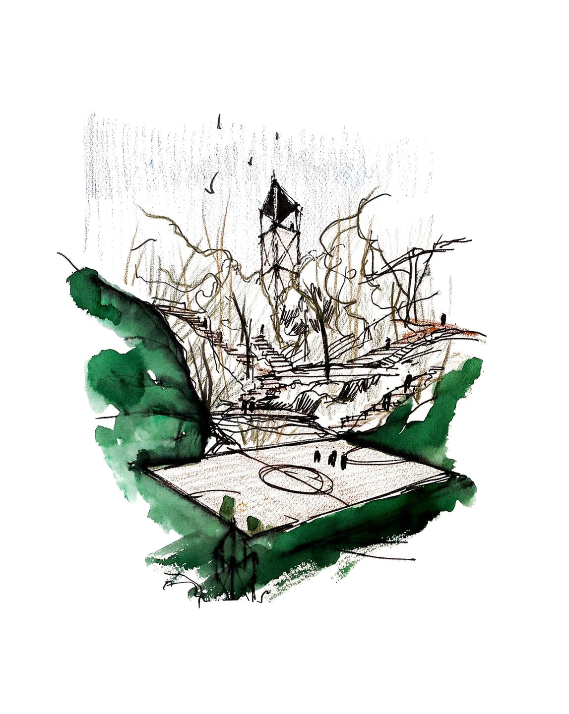 Barranca San Marcos Tultepec 瞭望塔丨墨西哥-54