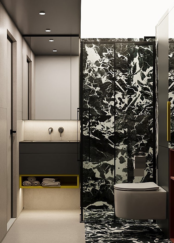 莫斯科“Достижение”综合体25平迷你公寓项目丨俄罗斯莫斯科丨设计师Виктория Ерохина-13