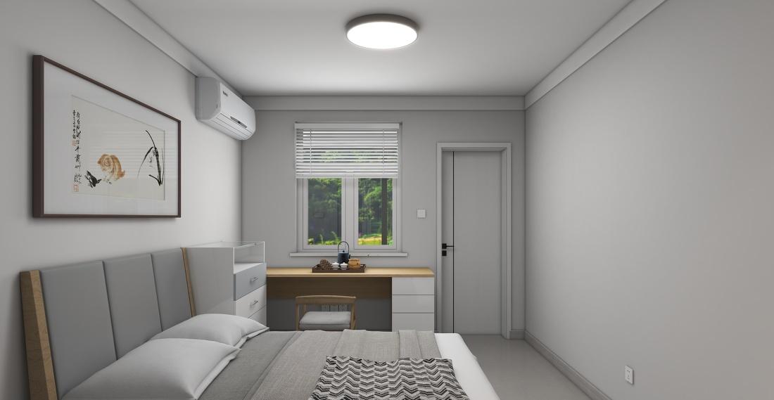 100 平现代简约三室两厅住宅设计-17