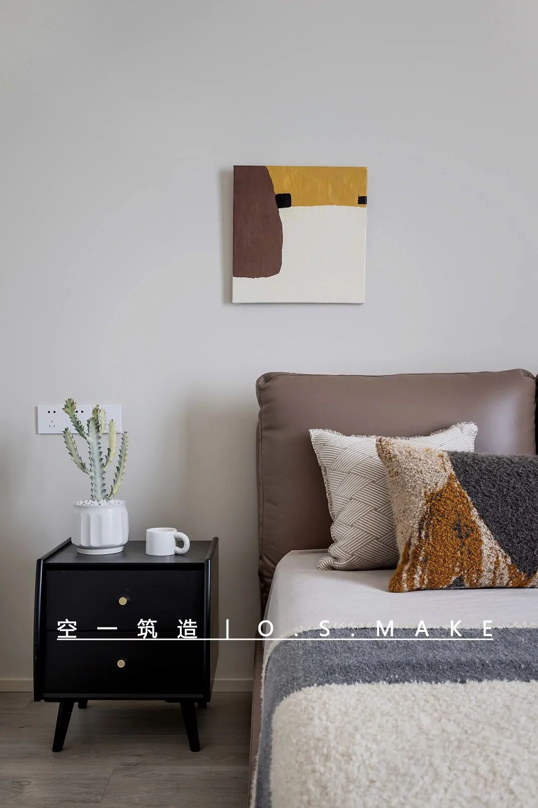 轻侘寂美学 · 重庆公园大道140平米三室一厅设计案例丨中国重庆丨空一筑造-98