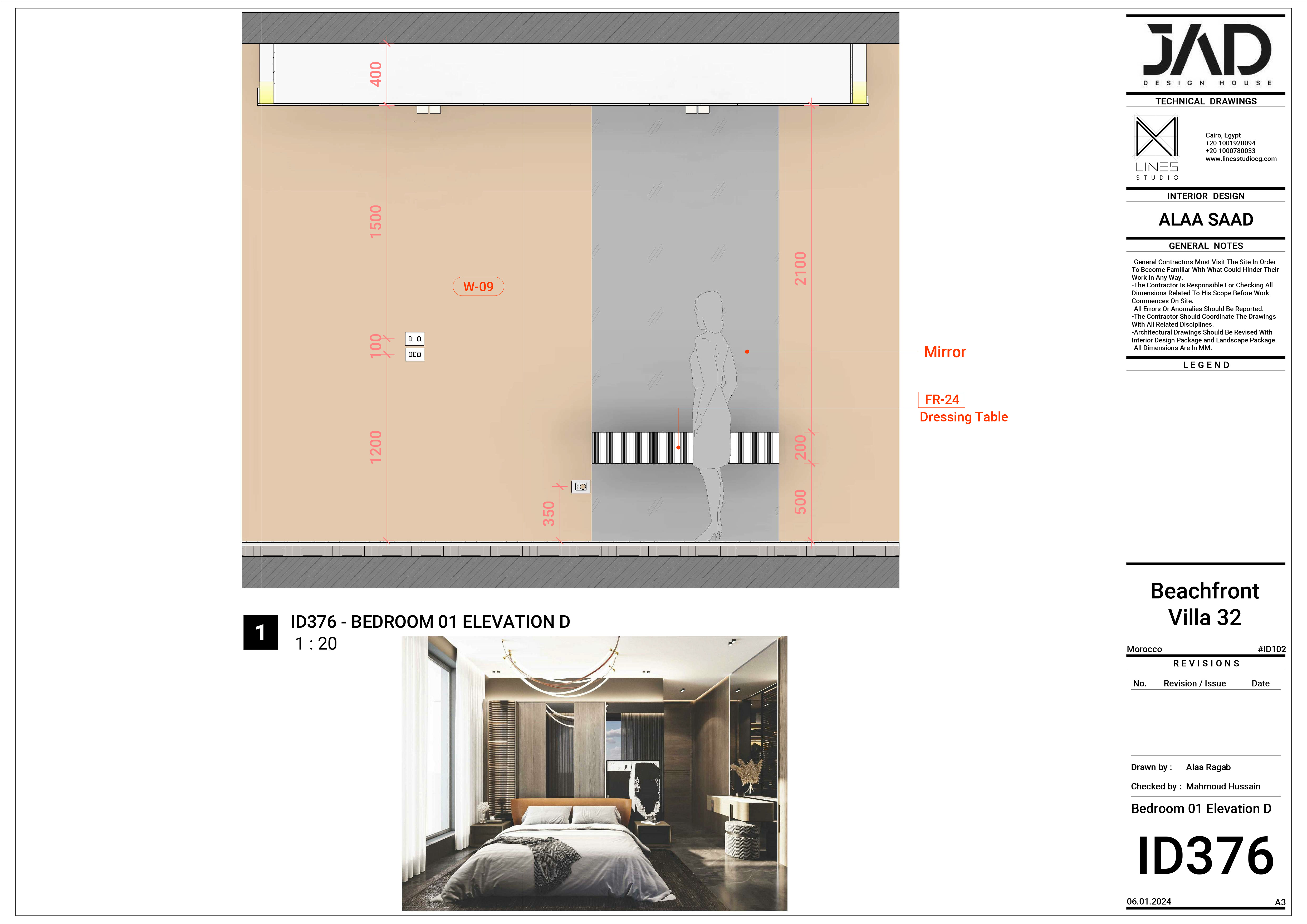 摩洛哥海滨别墅 B32 室内设计丨LINES Studio-20