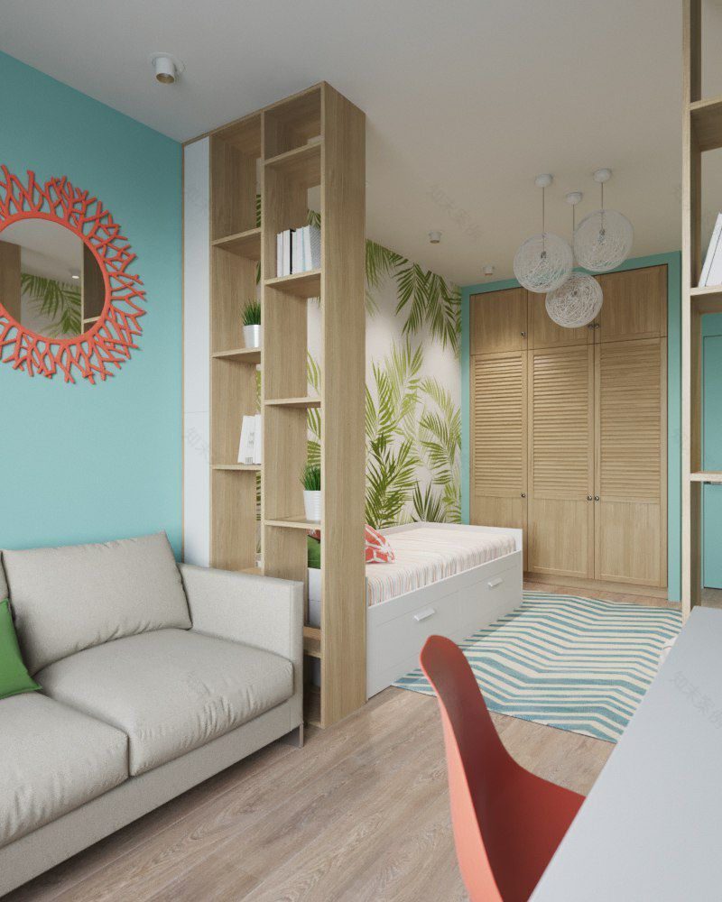 双人间与单人间儿童房设计解析-31